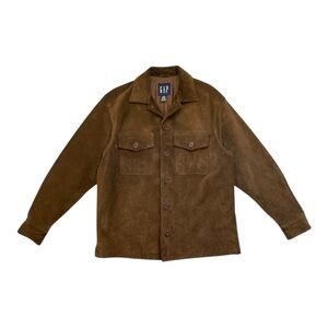 Gap Suede Jacket, Brown, Size Small